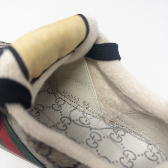 Gucci Screener Low Top GG Supreme Mens Sneaker Size UK 5.5 EU 39.5 US 6 - Picture 9 of 10